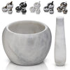 Marble Mortar and Pestle Set_White