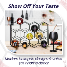 Load image into Gallery viewer, Gusto Nostro Countertop Wine Rack - Black