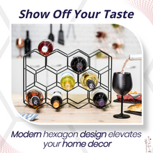 Load image into Gallery viewer, Gusto Nostro Countertop Wine Rack - Black
