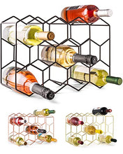 Load image into Gallery viewer, Gusto Nostro Countertop Wine Rack - Black
