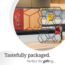 Load image into Gallery viewer, Gusto Nostro Countertop Wine Rack - Black