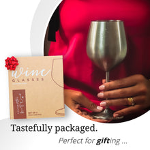 Carica l'immagine nel visualizzatore di Gallery, Bicchieri da vino in acciaio inossidabile - Argento