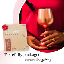 Load image into Gallery viewer, Stainless Steel Wine Glasses - Rose Gold