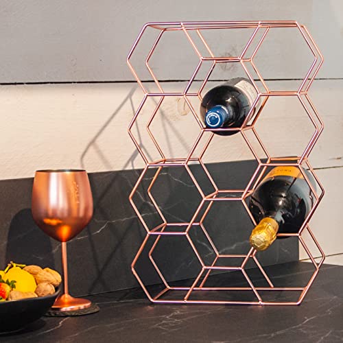 Gusto Nostro Countertop Wine Rack - Rose