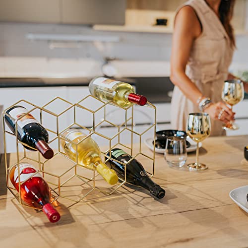 Portabottiglie da appoggio Gusto Nostro - Oro