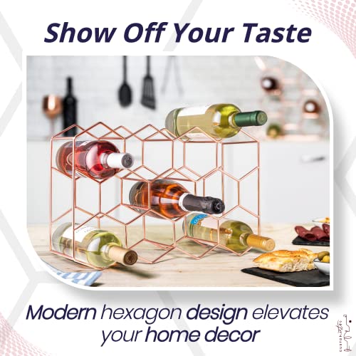 Gusto Nostro Countertop Wine Rack - Rose
