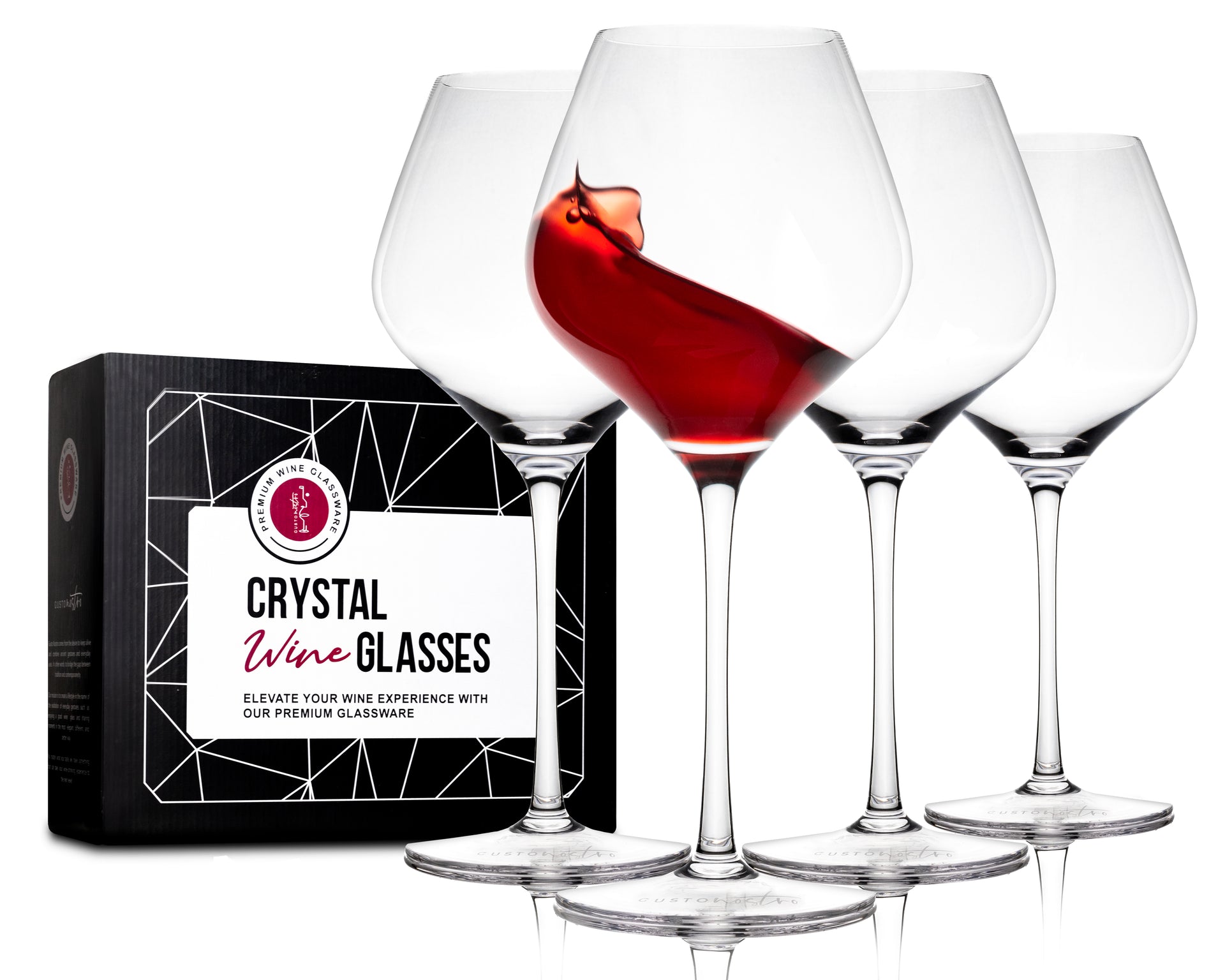 Crystal Wine Glass_Mel Collection  Gusto Nostro