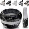 Marble Mortar and Pestle Set_Black Zebra